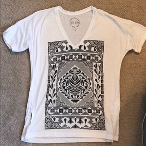 Lucky Brand white graphic tee